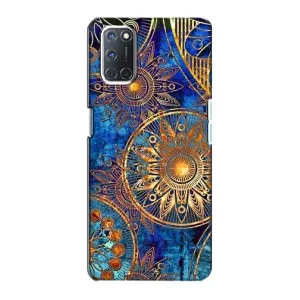Чехлы со смыслом для Oppo A72 (Золотые узоры)