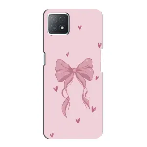 Чехол банты для Oppo a73 (5G) (Бант на розовом)