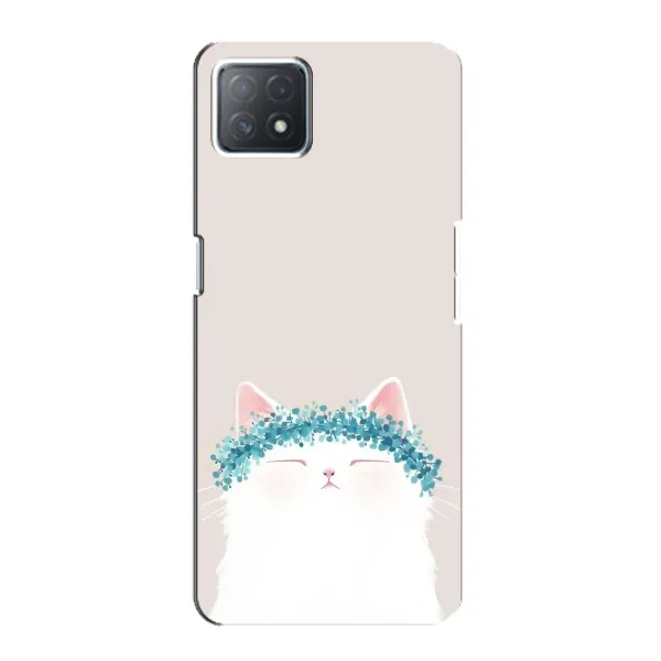 Чехол с рисунком «Белый котик» для OPPO A73 (5G) Чехол с рисунком «Белый котик» для OPPO A73 (5G)