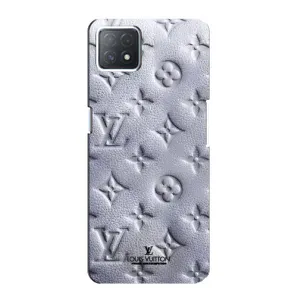 Текстурний Чохол Louis Vuitton для Оппо А73 (5G) (Білий ЛВ)