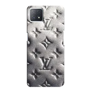Текстурний Чохол Louis Vuitton для Оппо А73 (5G) (Бежевий ЛВ)