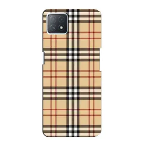 Чехол с рисунком «Burberry стиль» для OPPO A73 (5G)