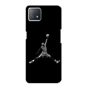 Силіконовый Чохол Nike Air Jordan на Оппо А73 (5G) (Джордан)