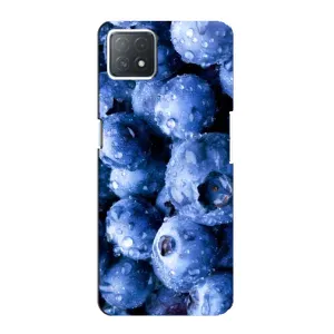 Чехол с изображением вкусной еды для Oppo a73 (5G) (Голубика)