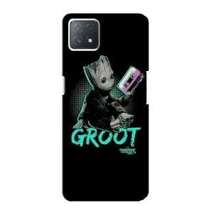 Чехол Супергерои Марвел на Оппо А73 (5G) (Groot)