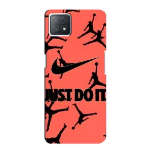 Силіконовый Чохол Nike Air Jordan на Оппо А73 (5G) (Just Do It)