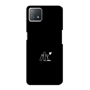 Чехол с картинками на черном фоне для Oppo a73 (5G) (Книжки)