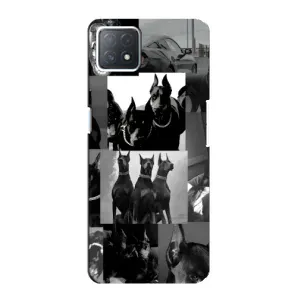 Чохол ДОБЕРМАН  для Oppo a73 (5G) (Колаж Доберман)