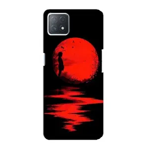 Літній Чохол на Oppo a73 (5G) (Червоний Захід сонця)