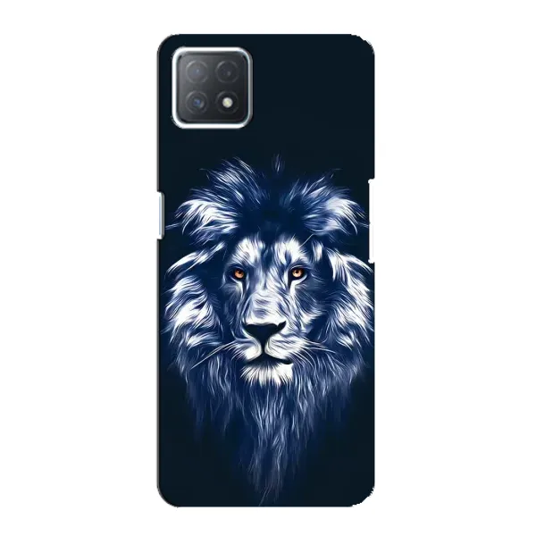Чехол с рисунком «Лев - синий» для OPPO A73 (5G) Чехол с рисунком «Лев - синий» для OPPO A73 (5G)
