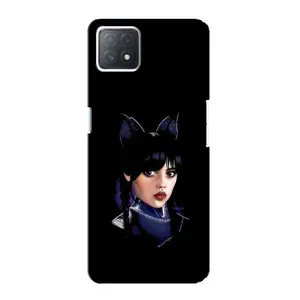 Чохол з картинкою Венсдей на Oppo a73 (5G) (Мила Венсдей)