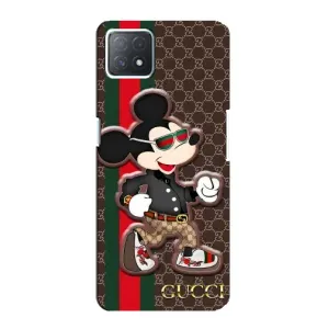 Чохли бренд ГУЧЧІ для Oppo a73 (5G) (Маус Гуччи)