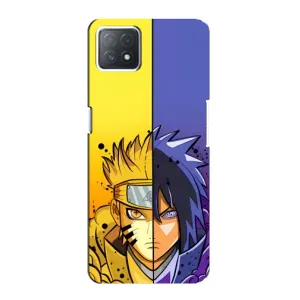 Купить Чохли на телефон з принтом Anime для Oppo a73 (5G) (Naruto Vs Sasuke)