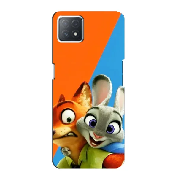 Чехол с рисунком «Ник и Хопс» для OPPO A73 (5G)