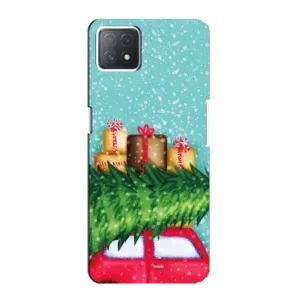 Чехол Новогодняя Елка на Oppo a73 (5G) (Новогодние подарки)