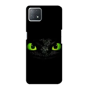 Чехол дракон Беззубик для Oppo a73 (5G) (Глаза Беззубика)