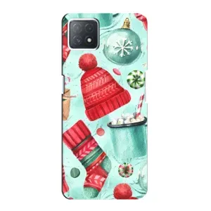 Чехол Санта Клаус для Oppo a73 (5G) (Одежда)