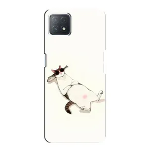 Чехол на тематику: Коты для OPPO A73 (5G) (Отдых)