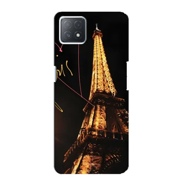 Чехол с рисунком «Paris» для OPPO A73 (5G)