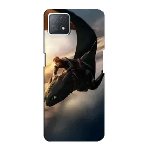 Чехол дракон Беззубик для Oppo a73 (5G) (Полет Беззубика)