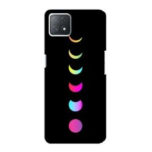Чохол (ТПУ) з планетами на Oppo a73 (5G) (Повнолуння)