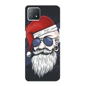 Чехол Санта Клаус для Oppo a73 (5G) (Рождественский МЕН)
