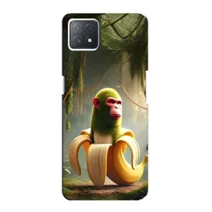 Чехол с мемами тралалело тралала для Oppo a73 (5G) (Шимпанзини бананини)