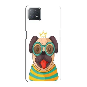 Бампер для Oppo a73 (5G) з картинкою "Песики" (Собака Король)