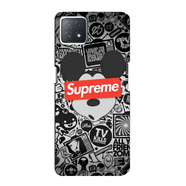 Чехол с рисунком «Supreme Маус» для OPPO A73 (5G) Чехол с рисунком «Supreme Маус» для OPPO A73 (5G)