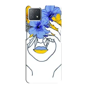 Чохол на Oppo a73 (5G) (Український дизайн) (Українка на всю голову)