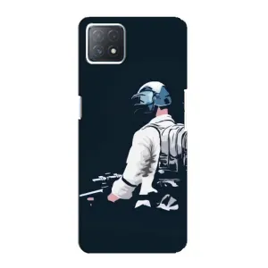 Чохол з картинкою "Герой Pubg" на Oppo a73 (5G) (В екіперівці)