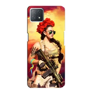 ЗСУ Чехлы (TPU) для Oppo a73 (5G) (Женщина солдат)