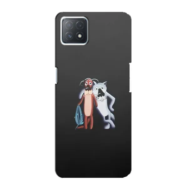 Чехол с рисунком «Шо, опять» для OPPO A73 (5G)