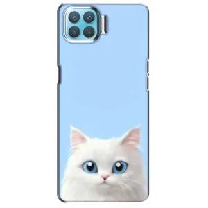 Чохол на тематику: Коти для OPPO A73 (Білий кіт)