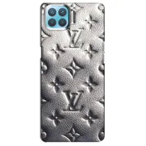 Текстурный Чехол Louis Vuitton для Оппо А73 (Бежевый ЛВ)