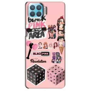Чехлы с картинкой для Oppo A73 (BLACK PINK коллаж)