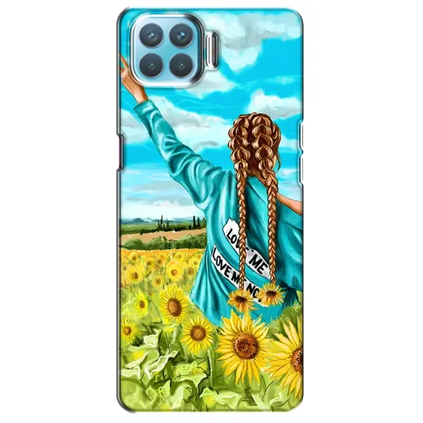 Чехол с рисунком «Девушка на поле» для OPPO A73 Чехол с рисунком «Девушка на поле» для OPPO A73