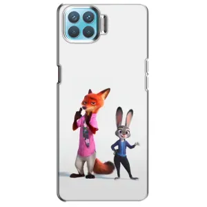 Силиконовый чехол с принтом Зоотрополіс для Oppo A73 (Джуди и Ник)