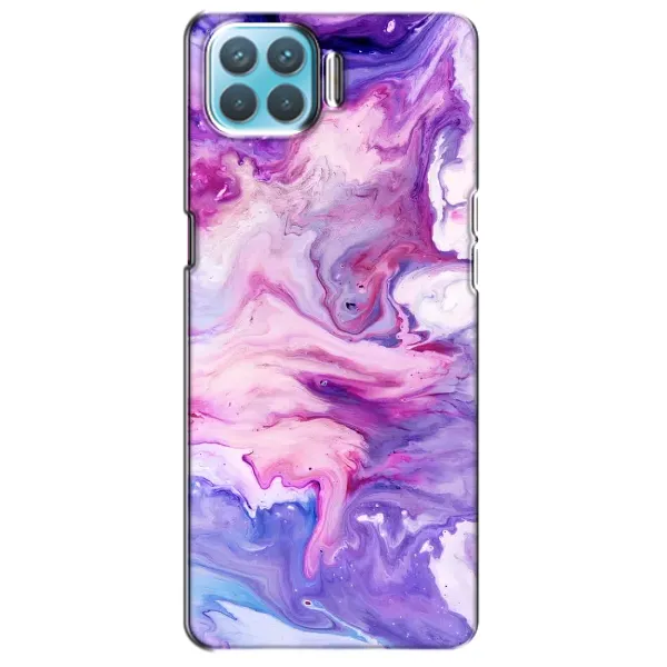 Чехол с рисунком «Фиолетовый мрамор» для OPPO A73 Чехол с рисунком «Фиолетовый мрамор» для OPPO A73