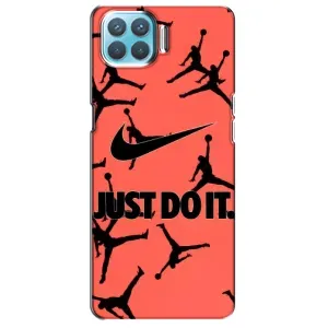 Силиконовый Чехол Nike Air Jordan на Оппо А73 (Just Do It)
