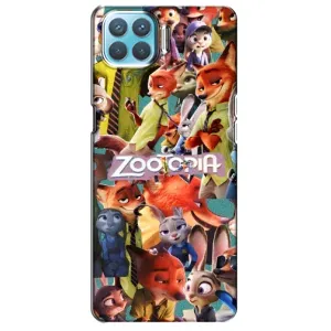 Силиконовый чехол с принтом Зоотрополіс для Oppo A73 (Коллаж героев)