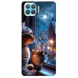 Чохли на Новий Рік Oppo A73 (Кіт новорічний)