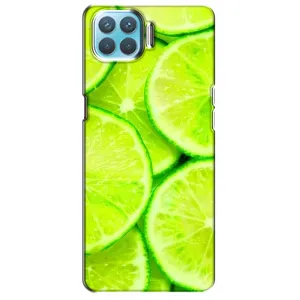 Чохол з зображенням смачної їжі для Oppo A73 (Лайм)