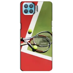Чохли з прінтом Спортивна тематика для Oppo A73 (Ракетки теніс)