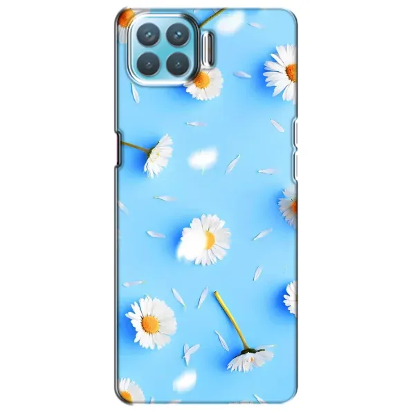 Чехол с рисунком «ромашки на голубом» для OPPO A73