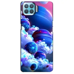 Чохли КОСМОС на Oppo A73 (Сині планети)