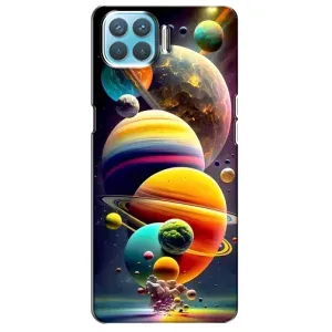 Чохол (ТПУ) з планетами на Oppo A73 (Сонячна система)