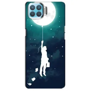 Чохол (ТПУ) з планетами на Oppo A73 (To The moon)