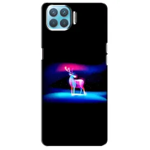 Силіконовий бампер з картинкою звірів для Oppo A73 (Яскравий олень)