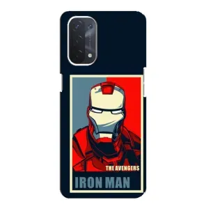 Чехол Супергерой Железный человек на Oppo a74 (5G) (Art Iron man)